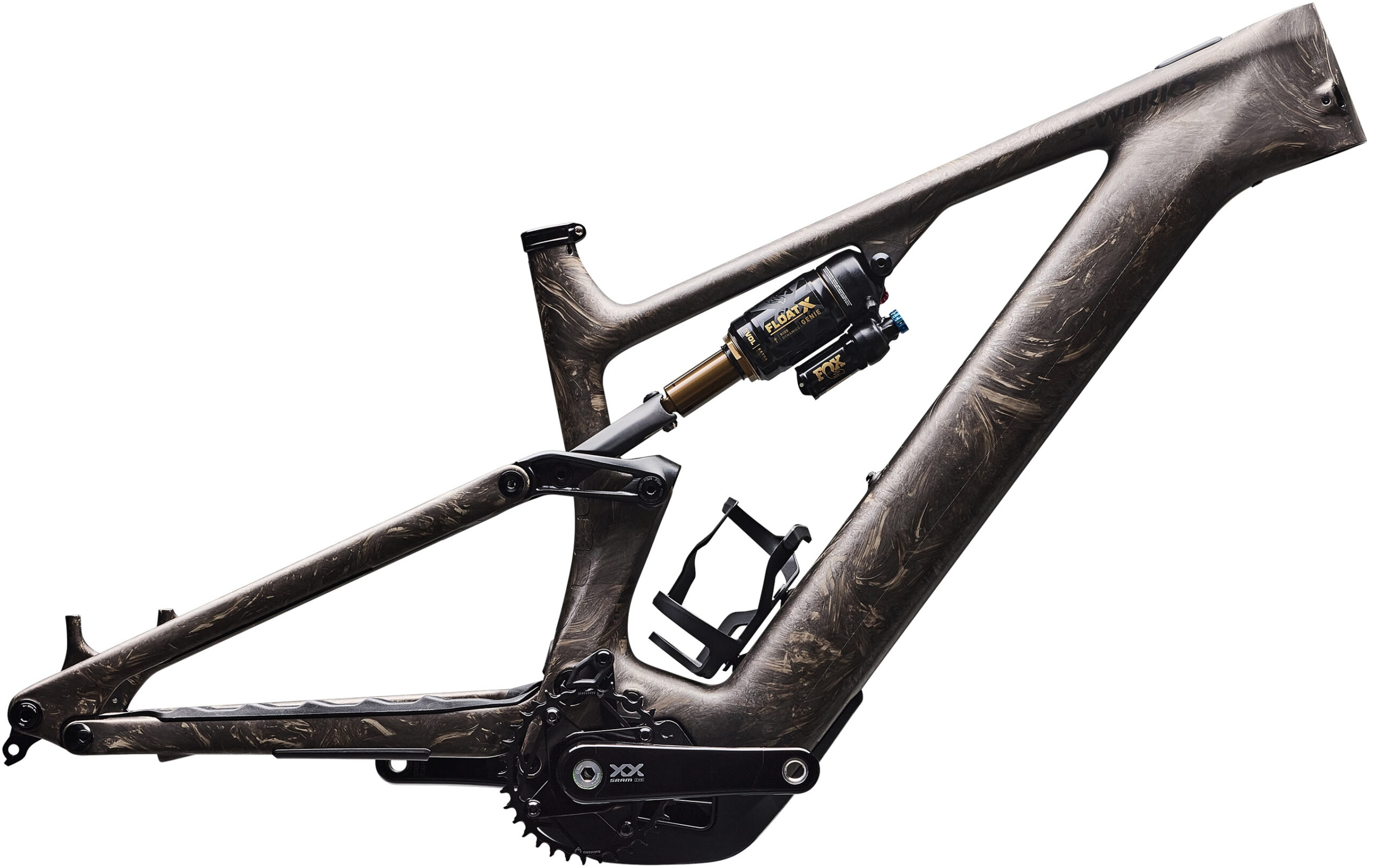 Specialized 2026 S-Works Turbo Levo 4 Frameset S5 SATIN TAUPE / GUNMETAL STRATA / METALLIC OBSIDIAN - Cycles UK