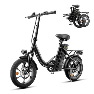 Folding Electric Bike - U4 Black