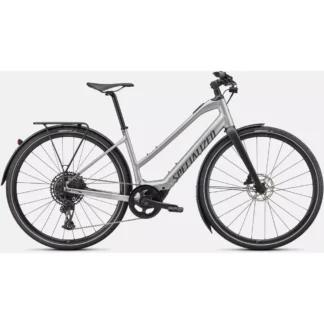 Specialized Turbo Vado SL 5.0 Step Through EQ 2024 Brushed Aluminum/Black Reflective